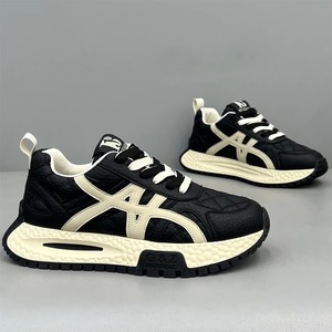 Nouvelles chaussures compensées à semelle épaisse pour hommes, tendance, luxueuses, polyvalentes, sportives, décontractées, pour la marche et les loisirs - Product Image 2
