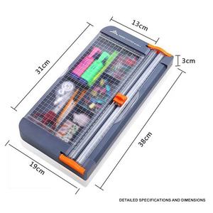 Coupe-<span class=keywords><strong>papier</strong></span> miniature portable <span class=keywords><strong>A4</strong></span> Coupe droite du <span class=keywords><strong>papier</strong></span> Coupe de photos Coupe-<span class=keywords><strong>papier</strong></span> manuel ABS Ciseaux de coupe - Product Image 4
