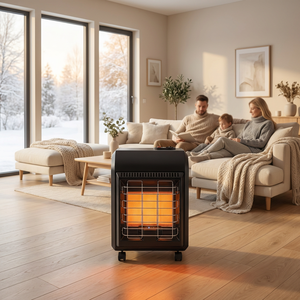 <span class=keywords><strong>Chauffage</strong></span> mobile au <span class=keywords><strong>gaz</strong></span> GPL sur roues pour la maison en hiver – Vente en gros usine - Product Image 1