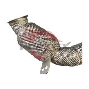 ท่อลงแคท Vortex 304 High Flow สำหรับ Mercedes-Benz G63 W464 4.0T V8 ปี 2018–2025 พร้อมแผ่นกันความร้อน ไม่แสดงไฟเตือน Check Engine - Product Image 4