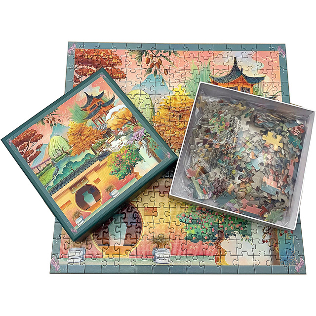Custom Printed Educational Paper 200-Piece Jigsaw Puzzle for Kids-Gift