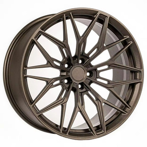 Rines Forjados de 20 21 22 24 Pulgadas, Ruedas de Aleación de Lujo en Bronce, Compatibles con Rolls Royce, Range Rover Sport, <span class=keywords><strong>G63</strong></span>, Bentley, Ferrari, <span class=keywords><strong>Maybach</strong></span> - Product Image 2