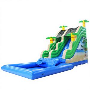 Tobogán Acuático Inflable de PVC Comercial Personalizado, Hermético, para Piscina, Playa, Centro Comercial, Capacidad de 100-500 kg, 5-10 Personas - Product Image 1