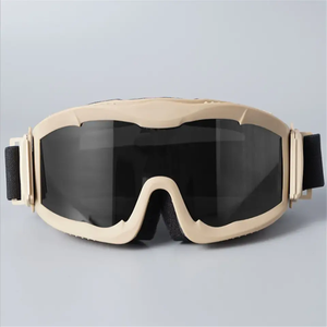 แว่นตากันลม3เลนส์กันเปลี่ยนได้ป้องกันดวงตาสำหรับช่วงการยิง ATV รถวิบาก - Product Image 6