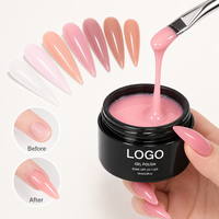 Grossiste en produits pour ongles : Gel UV couleurs nude, Gel dur pour extension d'ongles, Gel de construction pour ongles, Sans HEMA, Sans TPO, Sans chauffage, Soak-off