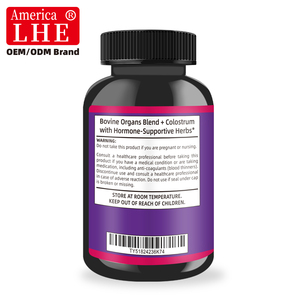 อาหารเสริมออร์แกนเนอร์วัตถุจากเนื้อวัวสำหรับผู้หญิง สูตรใหม่ พร้อมสมุนไพรเสริมฮอร์โมน 60 แคปซูล - Product Image 6