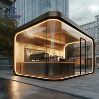 Kiosque à café moderne : Idées de design créatif, kiosques de café à vendre, conception de kiosque de café 3D Max, mobilier d'exposition
