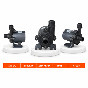 <span class=keywords><strong>Pompe</strong></span> à eau CC sans balais 24V, 15M <span class=keywords><strong>de</strong></span> hauteur <span class=keywords><strong>de</strong></span> refoulement, 26L/min <span class=keywords><strong>de</strong></span> débit élevé, <span class=keywords><strong>pour</strong></span> irrigation solaire et circulation <span class=keywords><strong>de</strong></span> <span class=keywords><strong>fontaine</strong></span> - Product Image 1