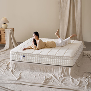 Matelas Double à Ondes de Blé Zéro Pression 31cm, Ferme-Moyen, à Ressorts Ensachés pour un Sommeil Profond et Doux pour la Peau - Product Image 3