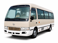 Autocar d'occasion 2012 Coaster 2.7L essence, jusqu'à 29 places, Euro 3, boîte manuelle, pour le tourisme et le transport professionnel