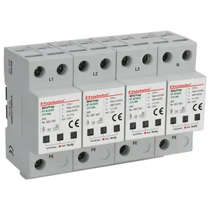 ac spd 60/120kA lightning arrester 275 385v class 1 type 1 surge protector protection device