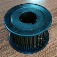 Poulie de distribution sur mesure en acier au carbone C45 usinée CNC, traitement de surface par noircissement/phosphatage, OEM/ODM pour charges lourdes