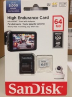 Carte mémoire SanDisk 100% originale 100 Mo/s SDSQQNR 64 Go Haute Endurance