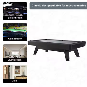 Vente chaude Table de <span class=keywords><strong>billard</strong></span> professionnelle moderne en bois avec rail à billes résistant aux chocs 8 pieds Table de <span class=keywords><strong>billard</strong></span> 9 pieds - Product Image 2