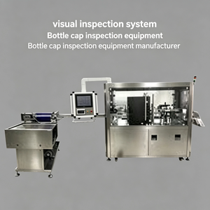 Détecteur de bouchons de bouteilles pour inspection visuelle avec tri automatique et rejet, vérification des défauts de bavures, de fissures et de défauts de surface des bords - Product Image 2
