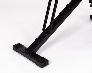 Banc de sport multifonctionnel pliable et réglable, <span class=keywords><strong>support</strong></span> pour <span class=keywords><strong>haltères</strong></span>, structure en acier inoxydable, équipement de gym pour usage domestique, capacité 400 kg - Product Image 5