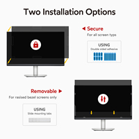 Tragbare 474*296*0,55mm Computers chutz folie Anti Scratch Privacy Displays chutz folie für Monitor 22