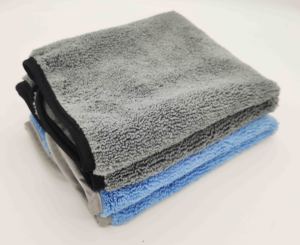 Serviette de lavage de voiture absorbante épaissie double couche, chiffon de nettoyage de voiture double face à mailles serrées, grand chiffon de nettoyage de voiture - Product Image 2