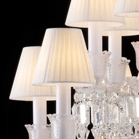 Lustres suspendus en cristal pour la décoration de restaurants et de mariages, lustres d'hôtel, grand lustre LED, lustre de luxe