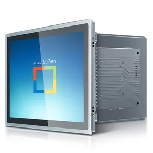 ZHICHUN 19 인치 사각 1080P LCD 터치 모니터 백라이트 햇빛 읽기 1000 Nits 산업용 용량 성 디스플레이 VGA DC