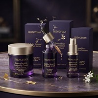 Kit de Rajeunissement Facial Fermenté NMN – Crème Réparatrice Nuit au Cuivre et Peptides, Sérum Contour des Yeux – Soins Professionnels en Gros