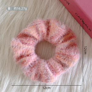 Nouvelle tendance cheveux corde chouchous coréen en mousseline de soie Organza anneau de cheveux coloré cheveux corde chouchous - Product Image 5