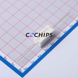 Resistencia de Orificio Pasante SQP5W-5ohm1 5%-9P, Componente de Orificio Pasante (THT), 22x10mm, Cemento, 5.1Ohm, 5%, 500V - Product Image 2