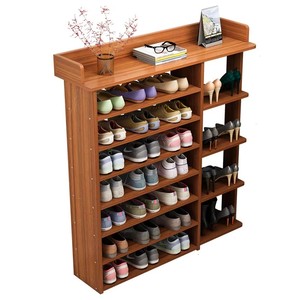 Living Room Furniture 7 Tier <b>Shoe</b> <b>Rack</b> Wooden Cabinet With Drawer for Space Saving KEYAXG01 <b>Large</b> Capacity Divided Storage This - Product Image 4