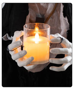 Decoración <span class=keywords><strong>de</strong></span> Halloween <span class=keywords><strong>de</strong></span> Monja Luminosa con Vela, Accesorio Espeluznante para Casa Encantada, Decoración <span class=keywords><strong>de</strong></span> Habitación <span class=keywords><strong>de</strong></span> Terror - Product Image 6