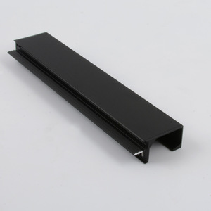 Manijas de gabinete ocultas en forma de G, minimalistas y modernas, tipo barra de aleación de aluminio, fácil instalación para gabinetes, armarios y cajones - Product Image 2