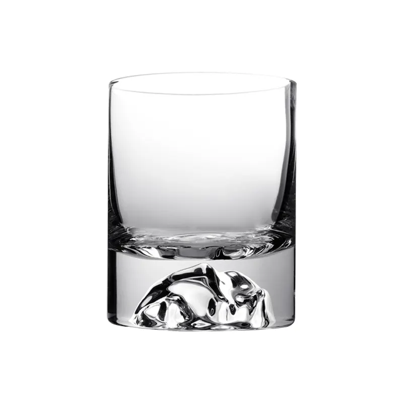 Wholesale China Supplier Transparent Simple Customization Whiskey Glass Hand-Brown Lead Free Crystal Whiskey Glass