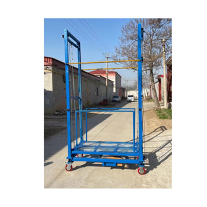Andamio de <span class=keywords><strong>escalera</strong></span> de elevación eléctrica de 500kg, <span class=keywords><strong>2</strong></span>-8 <span class=keywords><strong>metros</strong></span> para decoración de construcción, mantenimiento, Control remoto - Product Image 6
