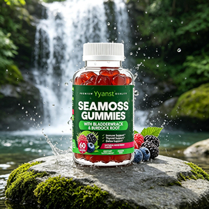 Gomitas de Musgo Marino OEM/ODM, 60 Unidades, con Alga Marina y Raíz de Bardana para Apoyo Inmunológico y Desintoxicación de la Tiroides, Sabor Natural a Bayas Mixtas - Product Image 3