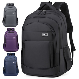 Airuaqi Men's <b>Backpack</b> 20-35L <b>Large</b> <b>Capacity</b> Business Travel Casual <b>Backpack</b> Solid Color With Interior Zipper Pocket - Product Image 1