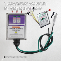 Parafoudre AC Telebahn 120V/240V 150V/300V SPD monophasé/biphasé avec protection contre la foudre 2W+G et courant de décharge maximal de 50kA