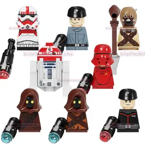 PG8288 Space Wars Film R3-T2 Roboter Tusken Raider Jawa Sith Commander Clone Trooper Bauen Sie Baustein Figur Plastiks pielzeug zusammen