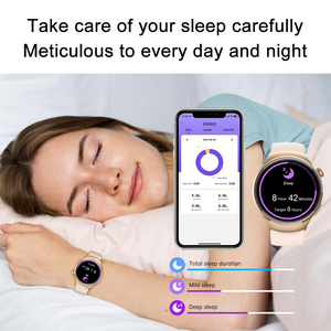 F37 Wearable Thiết Bị Thông Minh Đồng Hồ Với Thời Trang Đầy Đủ Màn Hình Cuộc Gọi Bt Tập Thể Dục Tracker Ai Trợ Lý Không Thấm Nước Cho <span class=keywords><strong>Android</strong></span> IOS Phụ Nữ - Product Image 4