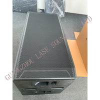 LASE ST 828 Pro Audio, caisson de basses actif double 18 pouces 1600W, système sonore en bois pour DJ, club, amélioration des basses en direct