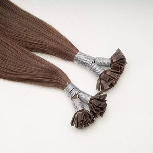 จัสมินบิวตี้ ขายส่ง ราคาพิเศษ เคราตินอิตาลี ต่อผมแบบ Pre Bonded ผมแท้ยุโรป Remy Double Drawn แบบปลายแบน - Product Image 3