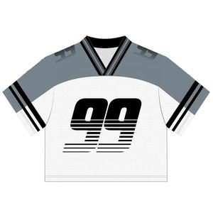 Camiseta de Fútbol Personalizada con Estampado de Sublimación de Malla, Camiseta de Malla Personalizada OEM, Camiseta de Fútbol para Hombre, Camiseta Deportiva Holgada - Product Image 1