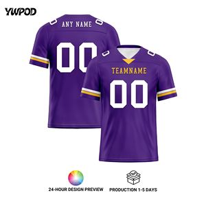 Jersey Sepak Bola Tim Massal OEM ODM Cetak Sesuai Permintaan Tambahkan Logo Kustom Nama Pribadi Atletik FBJ02-24017009 - Product Image 2