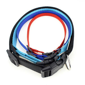 Collier pour chien en nylon réglable et personnalisable <span class=keywords><strong>Hellomoon</strong></span>, style moderne et doux, logo personnalisé, motif uni, fermeture à boucle, toutes saisons - Product Image 2