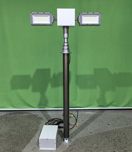 TY-SG अनुकूलन योग्य 3.5/4.2 मीटर हाई मस्ट सफेद एलईडी लाइट टॉवर के लिए न्यूमेटिक टेलीस्कोपिक, फायर ट्रक इंजन के लिए आईपी 65 दृश्य कार्य 2*200w - Product Image 1