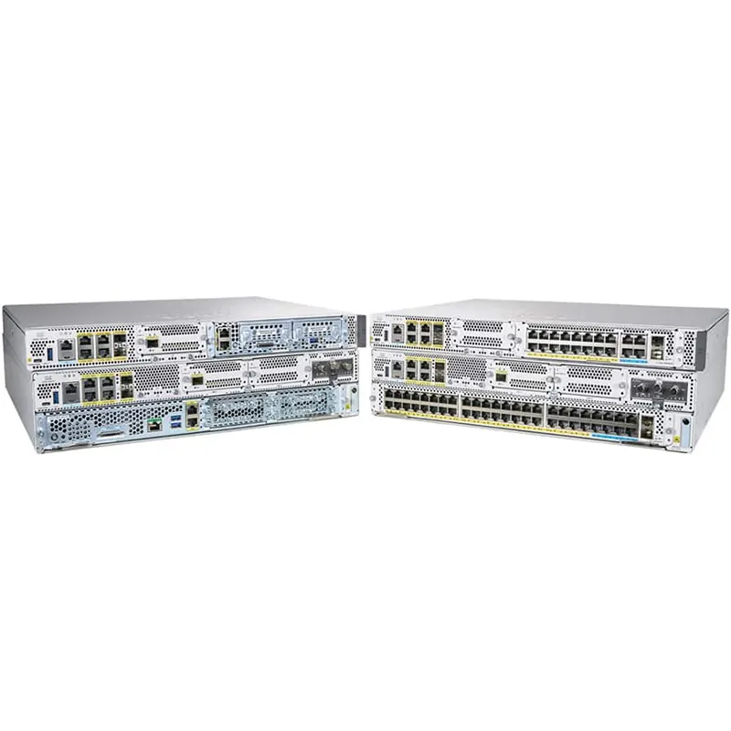 جهاز توجيه إيثرنت بشبكة شبكات إلكترونية واسعة ثنائي 8 منافذ ISR 1100 C1111-8P بأفضل سعر