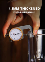 Vente en gros classique personnalisé de 17/40oz, chopes à bière épaisses et incassables, chopes en verre pour boissons gazeuses, tasse en verre à bière avec poignée
