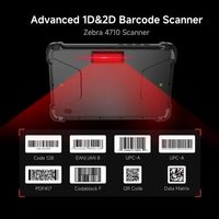 Tableta Robusta Android 14 de 8 Pulgadas con Escáner de Códigos de Barras 1D/2D QR, Escáner de Inventario, 8GB+128GB, PC Robusta para Almacén y Más