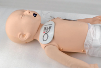 Sistema de Evaluación de RCP Infantil, Forma de Onda en Tiempo Real, Compresión, Ventilación, Retroalimentación, Metrónomo, Simulador de Entrenamiento Inalámbrico PAD