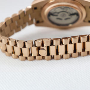 Montre mécanique vintage à bracelet en acier inoxydable classique avec fenêtre de date, résistante à l'eau, 36 mm ou 39 mm - Product Image 5