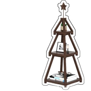 Soporte de madera de 3 niveles para pasteles y postres, con forma de estrella, decoración de mesa para fiestas. - Product Image 4