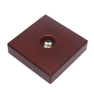 4 LED gỗ màu đỏ sọc màu cơ sở đa chế độ hiển thị đứng cho pha lê, nghệ thuật thủy tinh-ac/USB powered - Product Image 4